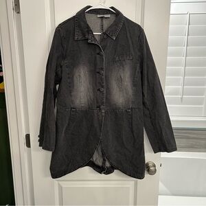 Vintage 90’s Jeanology Black Jean Blazer Jacket